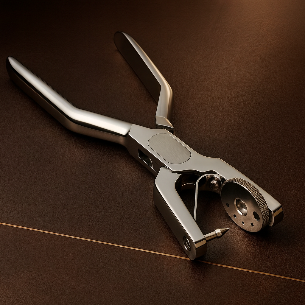 ainsworth style revolving punch pliers 17cm stainless steel with storage pouch — Dental Bench