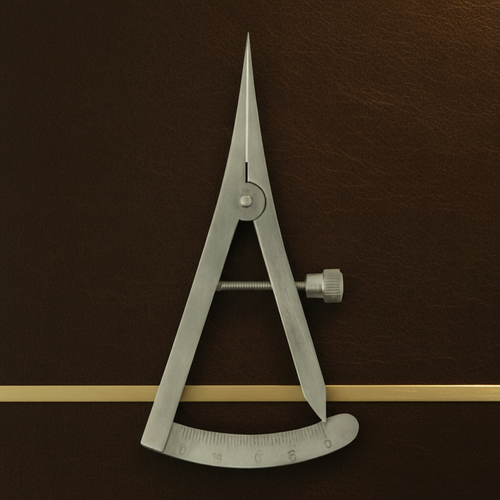 castroviejo calipers with 0 20mm scale for precision measurement — Dental Bench