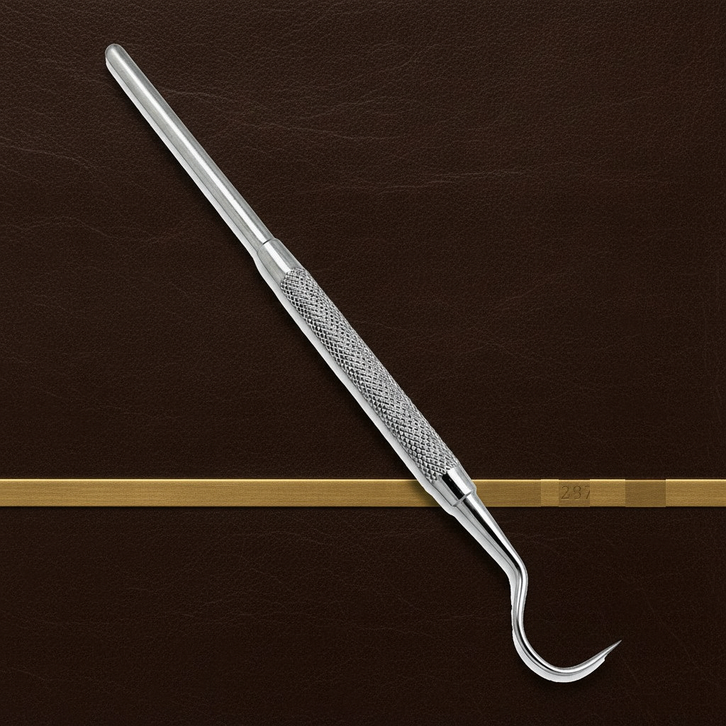 shepherds hook dental explorer probe no 23 in german stainless steel — Dental Bench