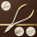 tweed loop forming pliers with three step round beak for precision wire work — Dental Bench