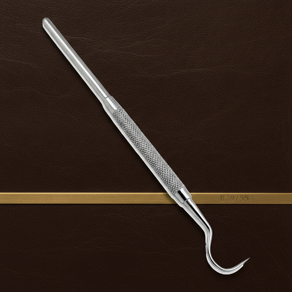 shepherds hook dental explorer probe no 23 in german stainless steel — Dental Bench