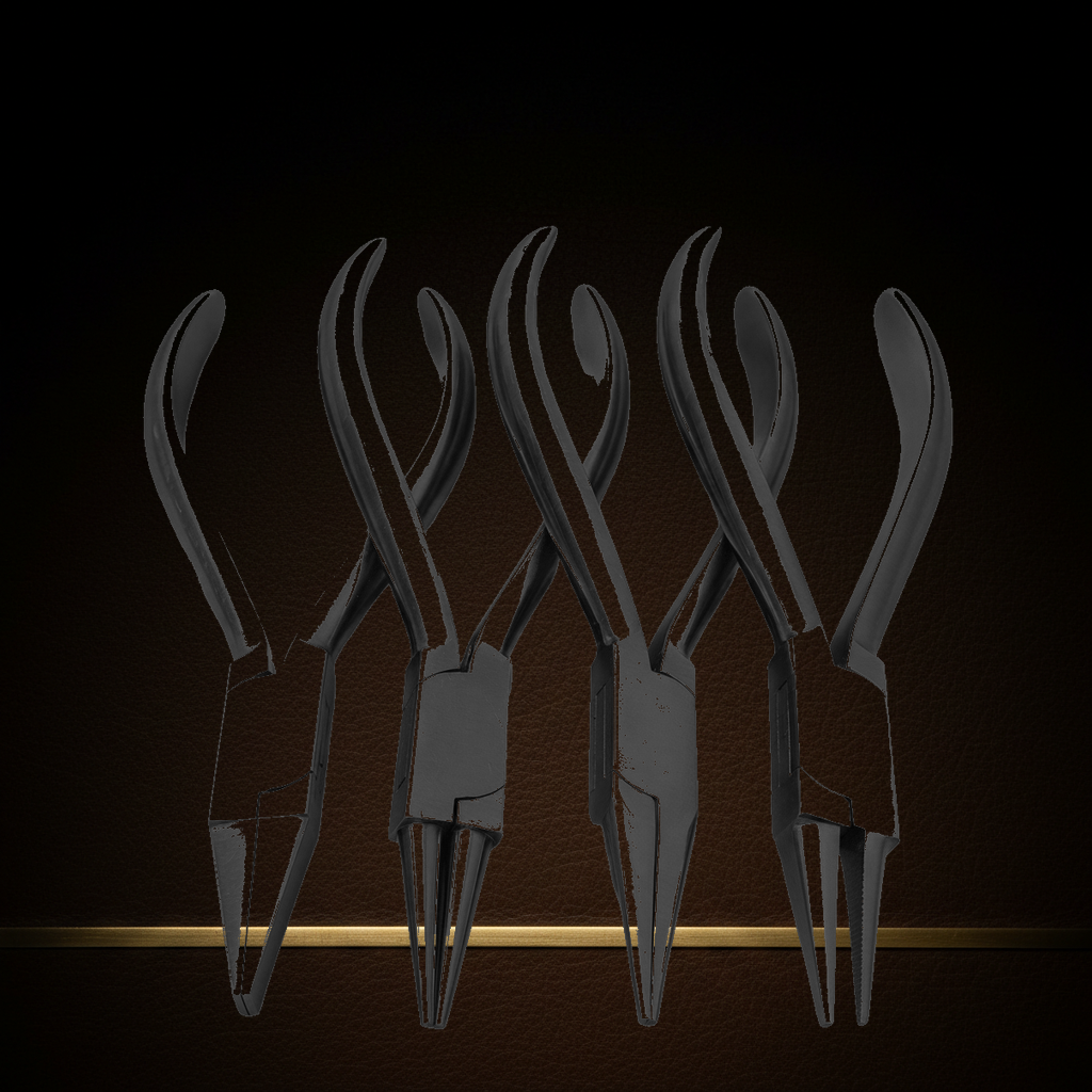 orthodontic utility pliers set 4 piece stainless steel with box joint constructi — Dental Bench