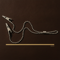 flexible holding chain with locking crocodile clips 15 inch 38cm stainless steel — Dental Bench