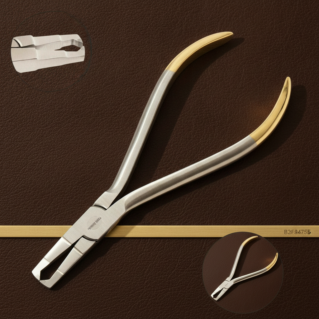 tungsten carbide tipped orthodontic bracket remover pliers 13 5 cm — Dental Bench