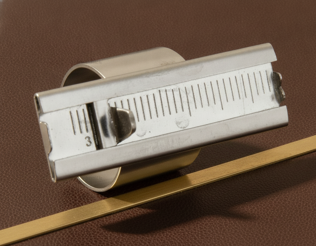 ambidextrous endodontic finger gauge in german stainless steel — Dental Bench