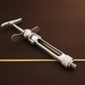 aspirating cartridge syringe for 1 8 ml ampoules stainless steel construction — Dental Bench