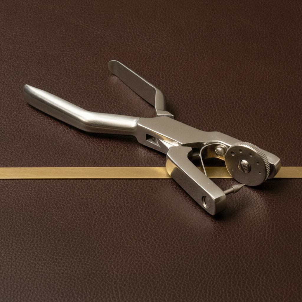ainsworth style revolving punch pliers 17cm stainless steel with storage pouch — Dental Bench